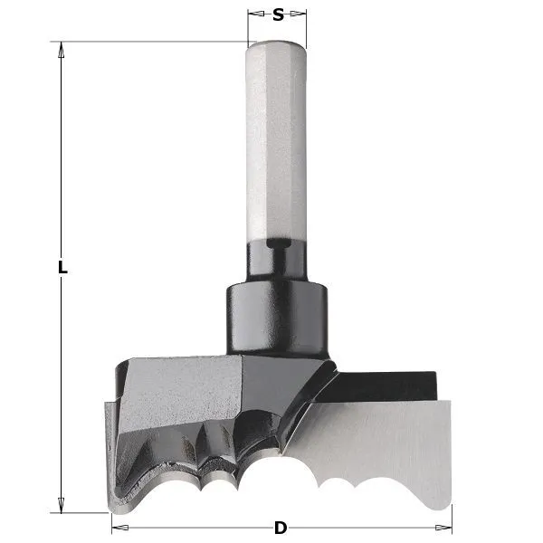 Фото Сверло HW для изготовления розеток 70x74 Z=2 S=9,52 RH в интернет-магазине ToolHaus.ru
