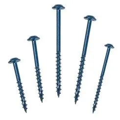 Фото Шурупы с крупным шагом (Blue Kote) 2" 51мм - 50 шт. в интернет-магазине ToolHaus.ru