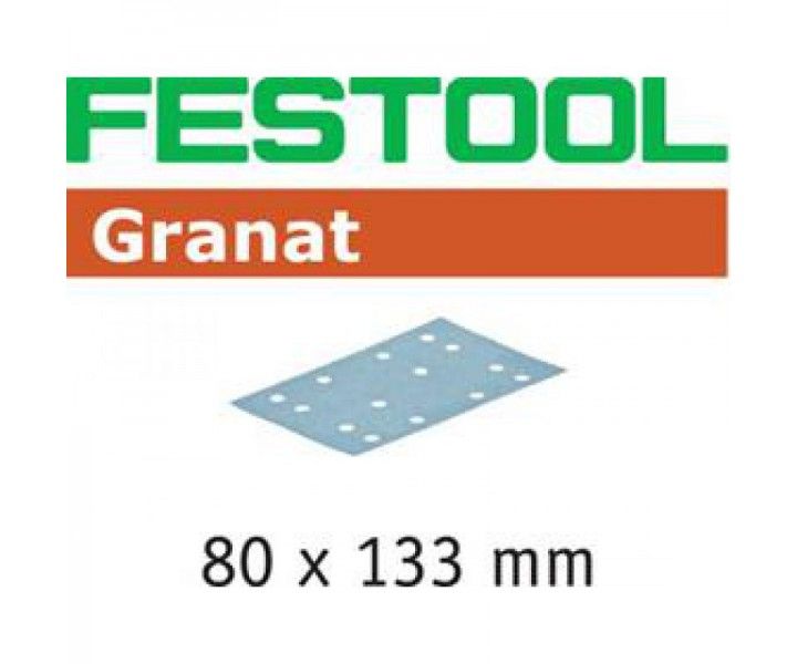 Фото Материал шлифовальный Festool Granat P 120, компл. из 100 шт. STF 80x133 P120 GR 100X в интернет-магазине ToolHaus.ru