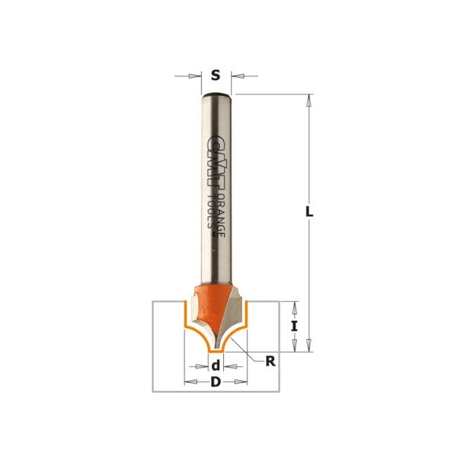 Фото Фрезы гравировальные радиусные в интернет-магазине ToolHaus.ru