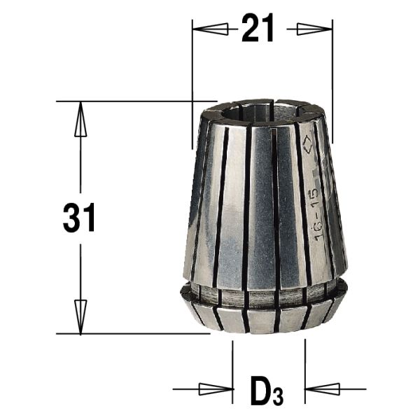 Фото ER32 D=20 цанга высокоточная в интернет-магазине ToolHaus.ru