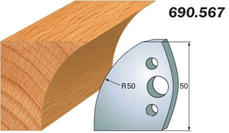 Фото Комплект из 2-х ножей 50x4 SP 690.567 в интернет-магазине ToolHaus.ru