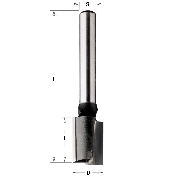 Фото Фреза концевая CMT пазовая D=26,0 I=30,0 S=8,0 L=70,0 в интернет-магазине ToolHaus.ru