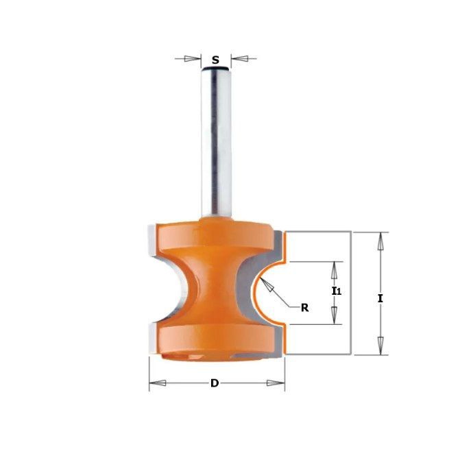 Фото Радиусные фрезы 'Бычий нос' или 'Катушка' в интернет-магазине ToolHaus.ru