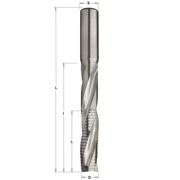 Фото Фреза спиральная монолитная 14x95x150 Z=3R S=14 RH в интернет-магазине ToolHaus.ru