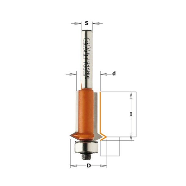 Фото Фрезы для обгонки с V-канавкой в интернет-магазине ToolHaus.ru