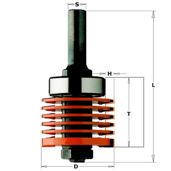 Фото Фреза концевая CMT сращивания D=47,6 S=12,0 L=97,0 в интернет-магазине ToolHaus.ru