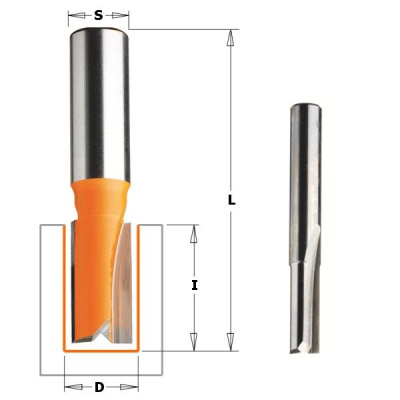 Фото Фреза концевая CMT пазовая D=6,0 I=16,0 S=8,0 L=50,8 в интернет-магазине ToolHaus.ru