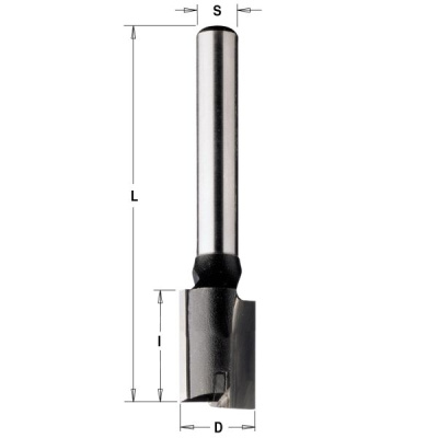 Фото Фреза концевая CMT пазовая D=26,0 I=30,0 S=8,0 L=70,0 в интернет-магазине ToolHaus.ru