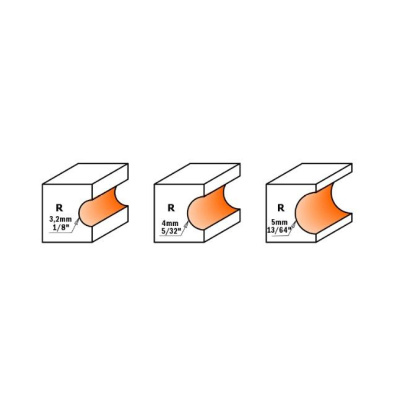 Фото Фрезы для боковых полукруглых пазов c подшипником в интернет-магазине ToolHaus.ru