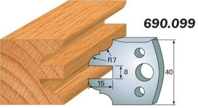 Фото Комплект из 2-х ножей 40x4 SP 690.099 в интернет-магазине ToolHaus.ru