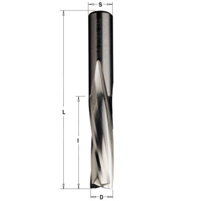 Фото Фреза спиральная монолитная 20x102x165 Z=3 S=20 RH в интернет-магазине ToolHaus.ru